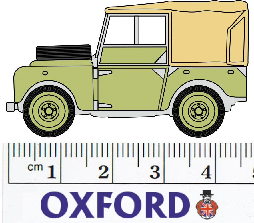76LAN180001 Land Rover Series I 80'' Sage Green (HUE) - Image 2