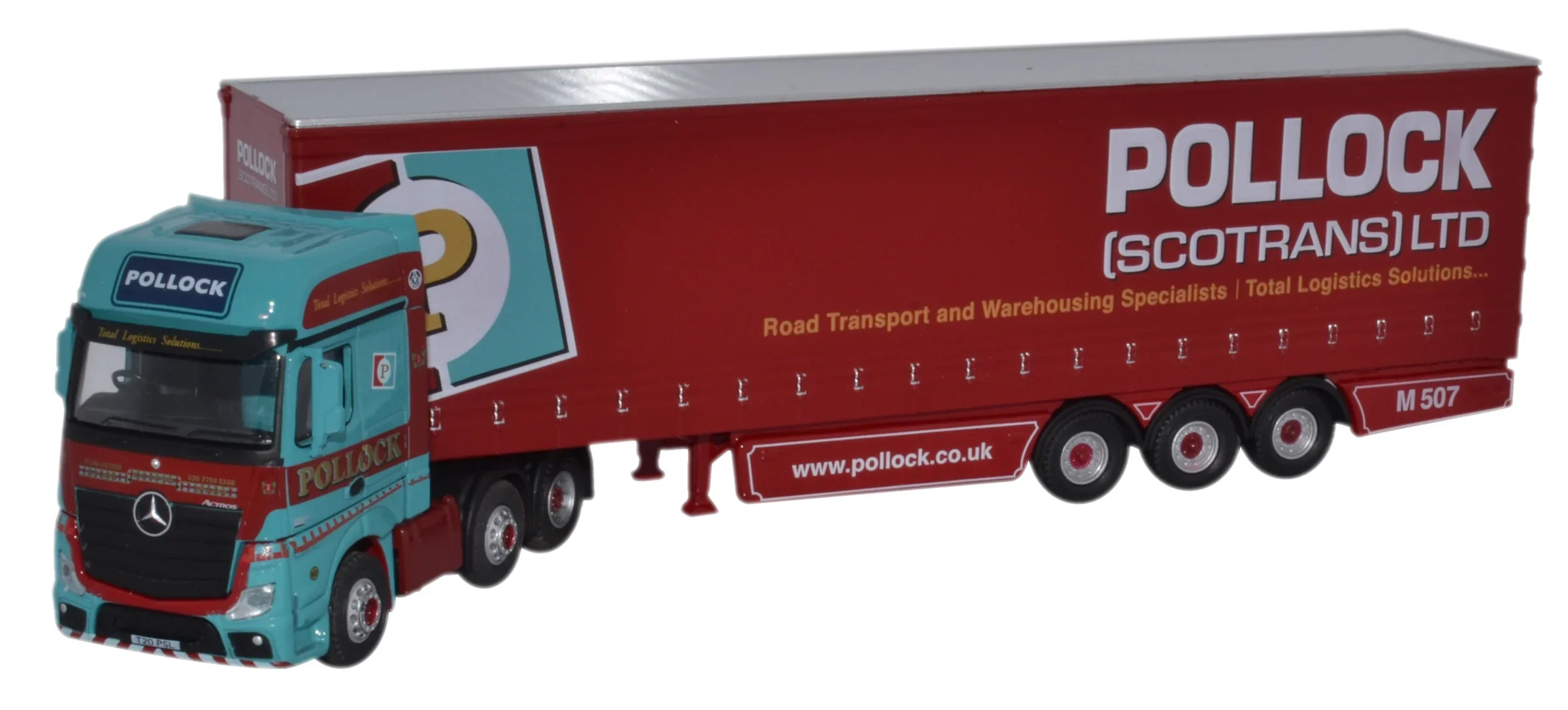 76MB002 Mercedes Actros MP4 GSC Actros Curtainside Pollock