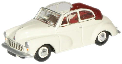 76MMC005 Morris Minor Convertible Open Old English White/Red