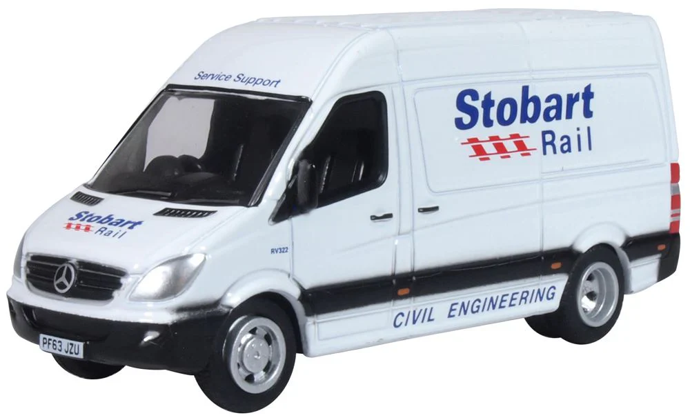 76MSV002 Mercedes Sprinter Van Stobart Rail
