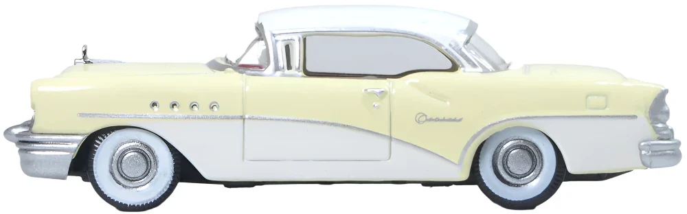 87BC55008 1955 Buick Century Condor Yellow/Dover White - Image 3