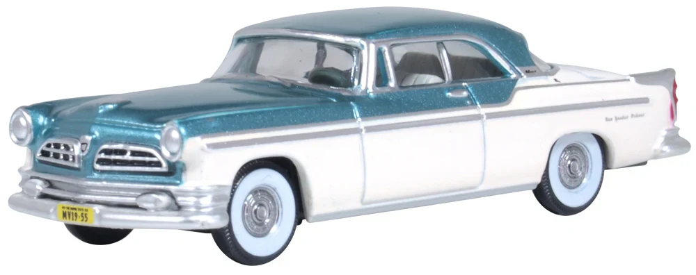 87CNY55004 1955 Chrysler New Yorker Deluxe Coupe Green/Platinum