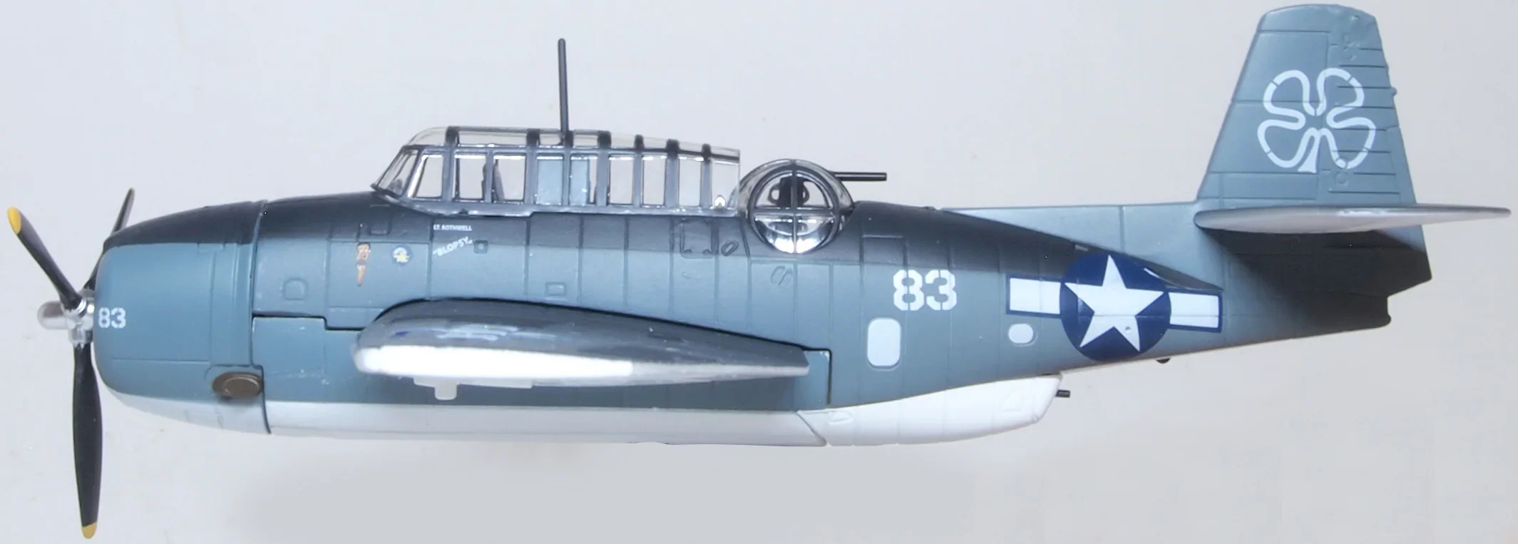 AC132 Grumman Avenger White 83 Blopsy Composite Sqn.76 USS Petrof Bay 1945 - Image 2