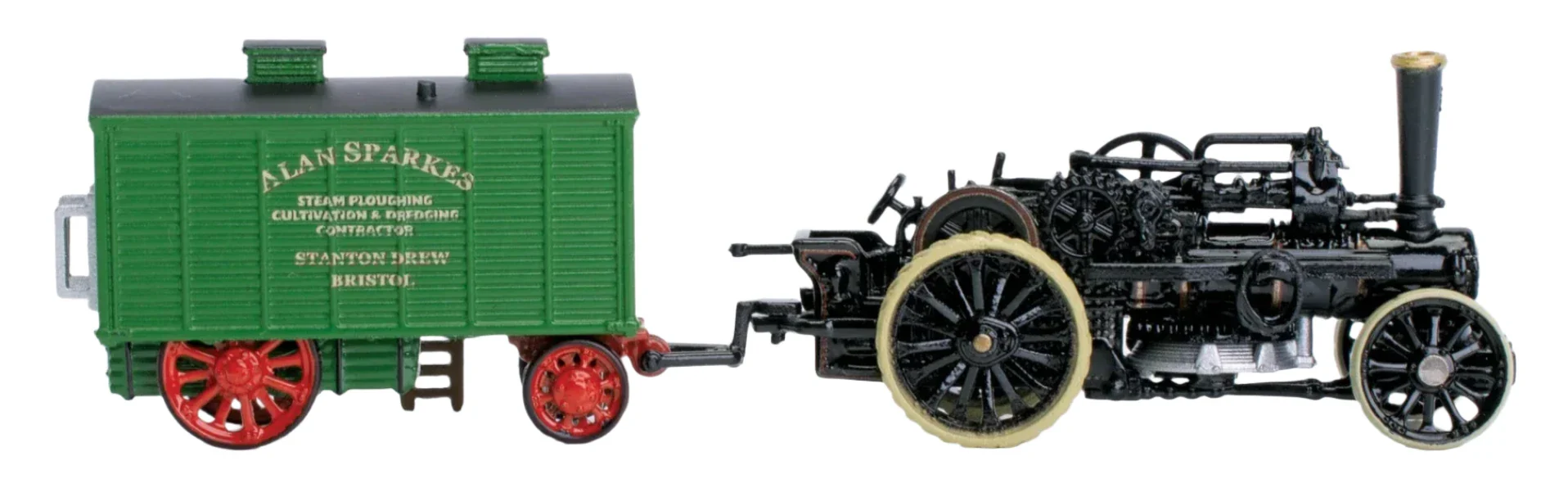 NFBB002 Fowler BB1 Ploughing Engine No15222 Bristol Rover + Living Wagon - Image 3