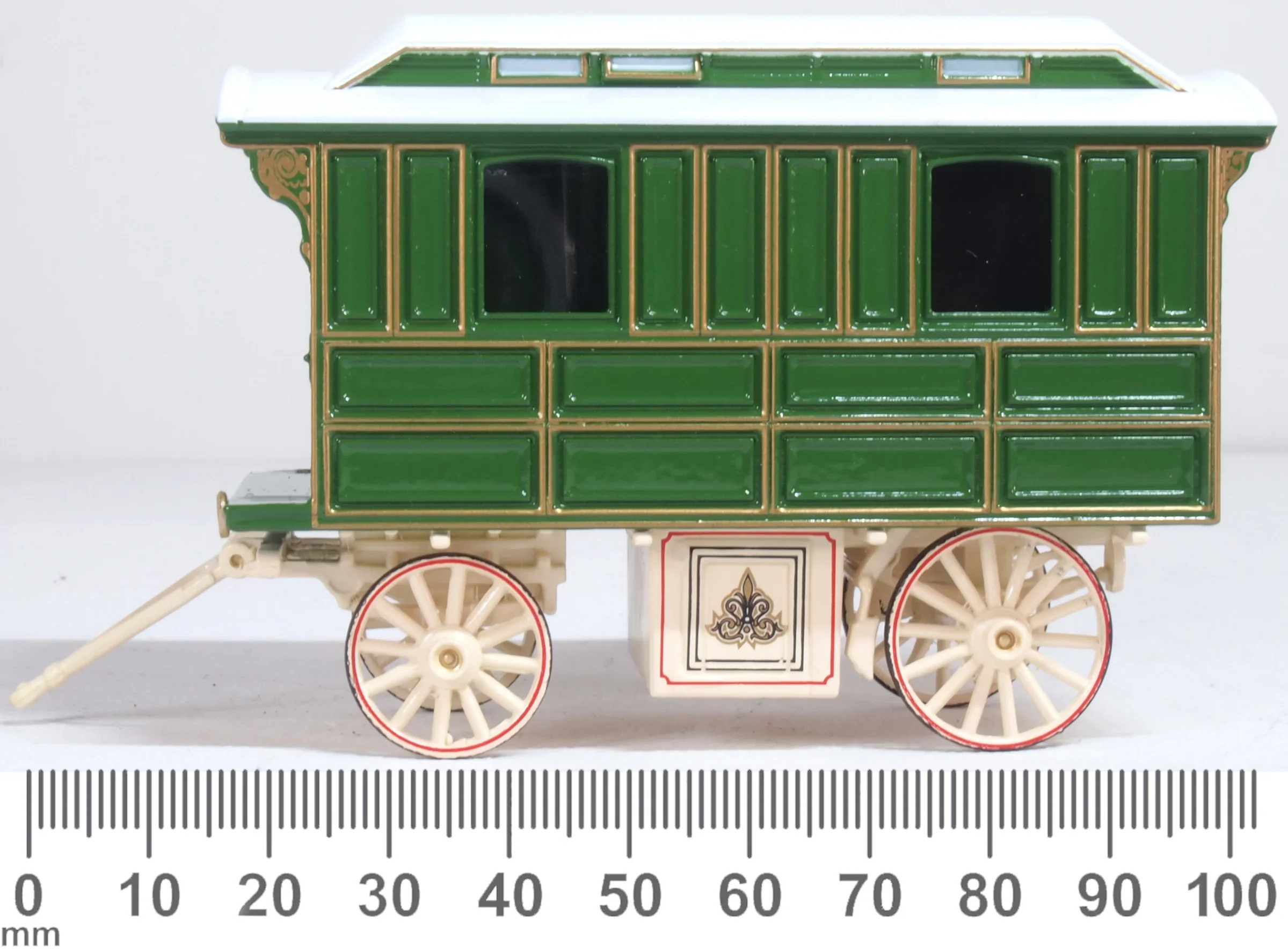 SLW001 Showmans Living Wagon Green/Cream - Image 6
