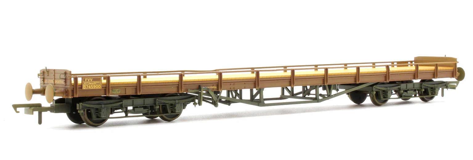 OR76CAR002 Carflat FVV number B745900 in BR Bauxite - Weathered