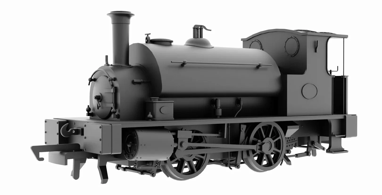 OR76CRP003 CR Class 264/611 LMS Plain Black 16028 Steam Locomotive - Image 2