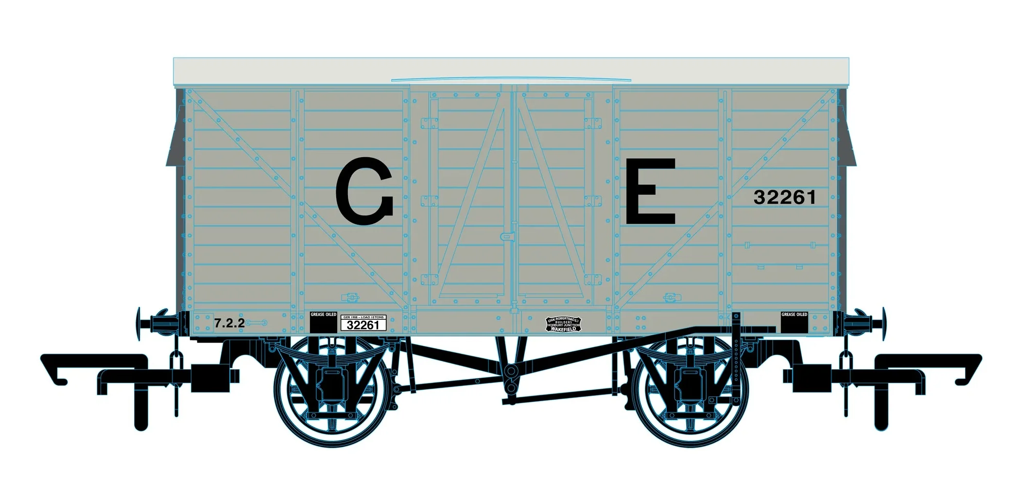 OR76GEGV001C GER 10t Covered Van GER 32261