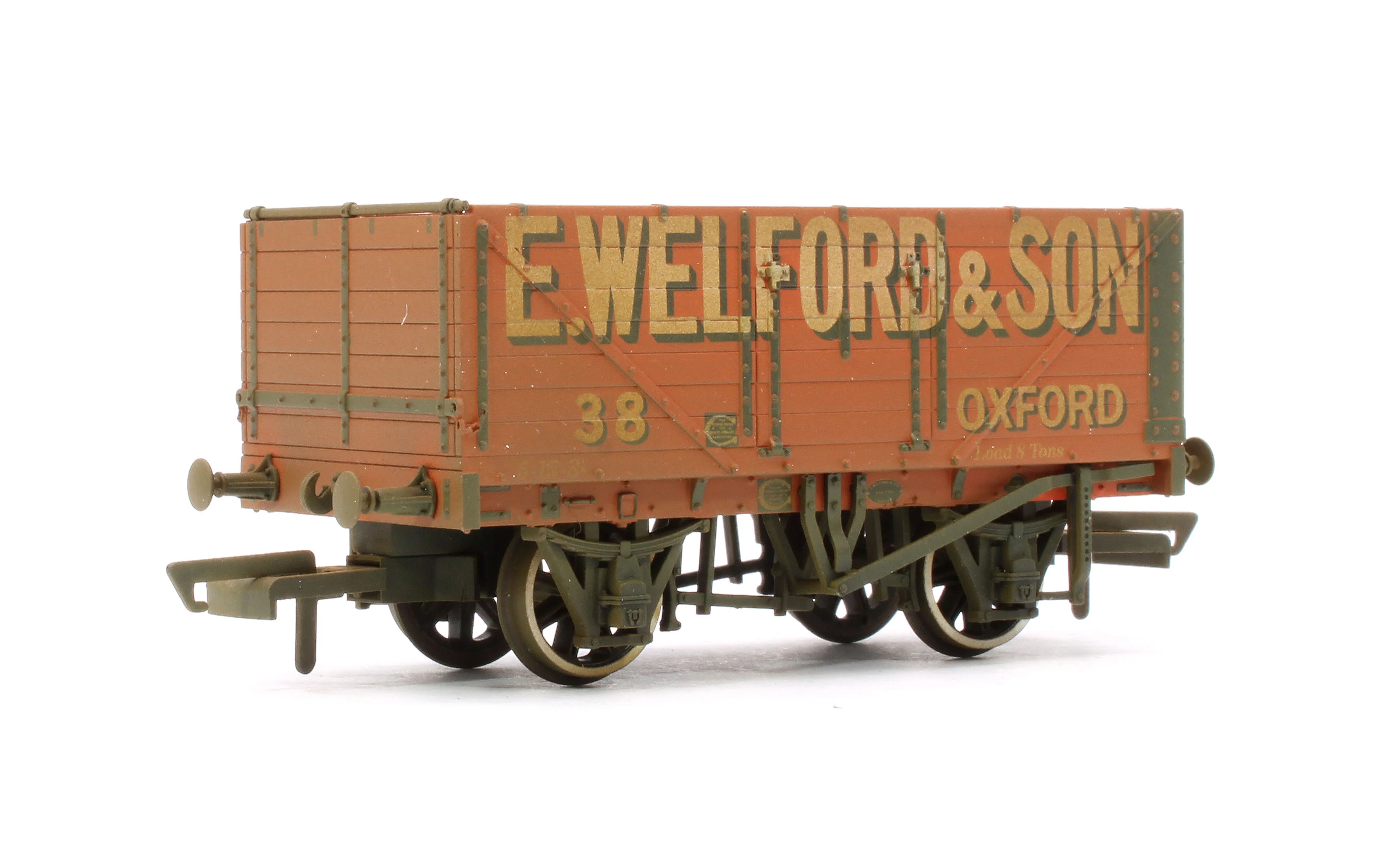 Pre-Owned OR76MW7029 7 Plank Mineral Wagon Set Of 3 - Weathered - Image 7