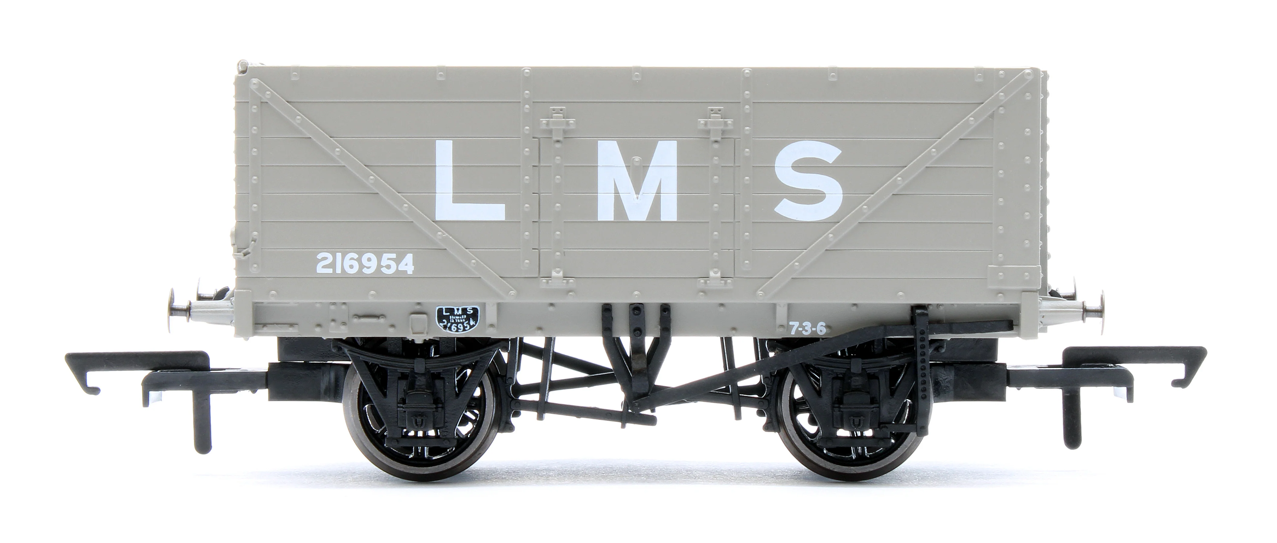 OR76MW7036 7 Plank Wagon LMS 216954 - Image 3