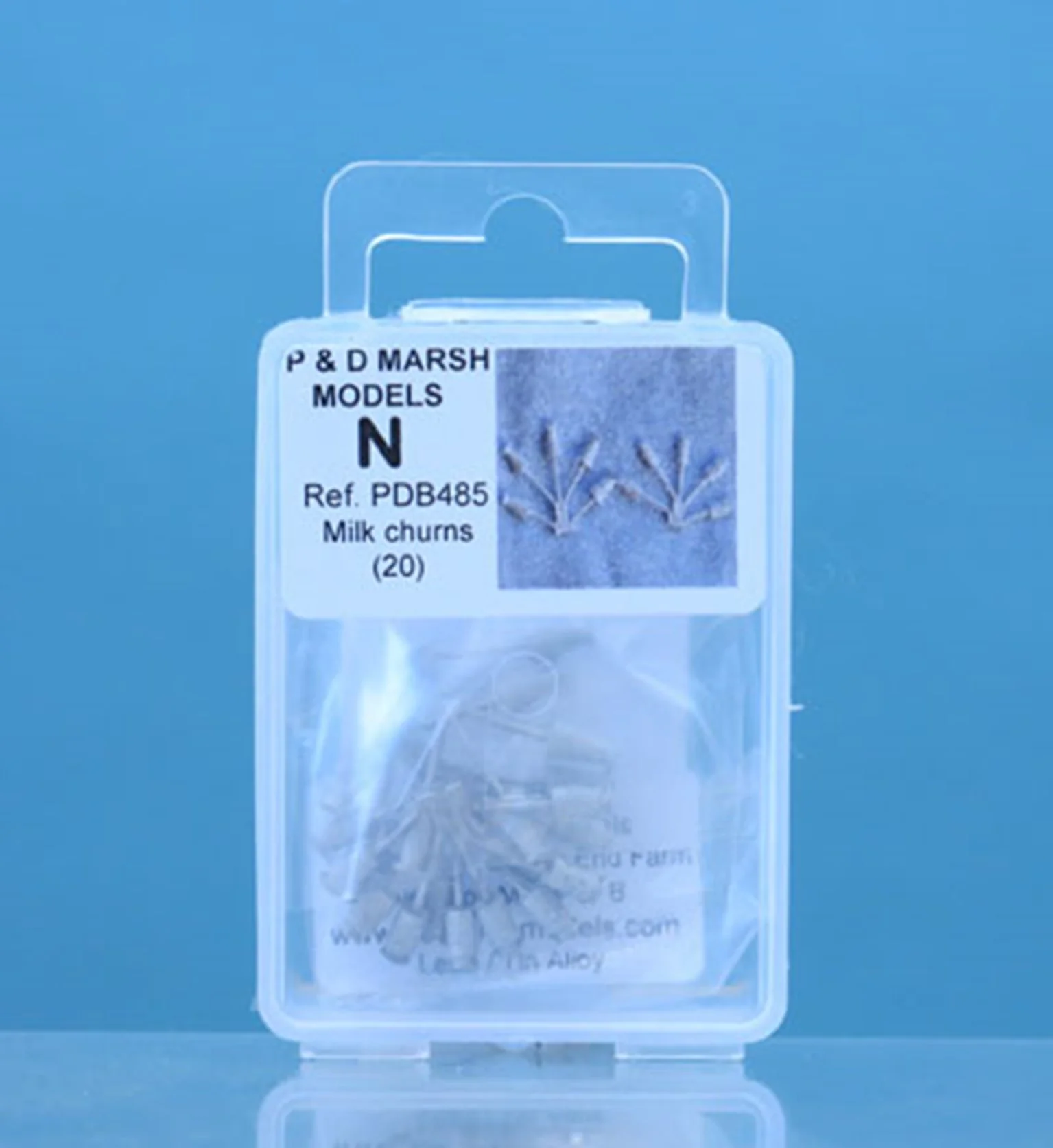 PDB485 N Gauge Milk Churns - Unpainted - Image 2