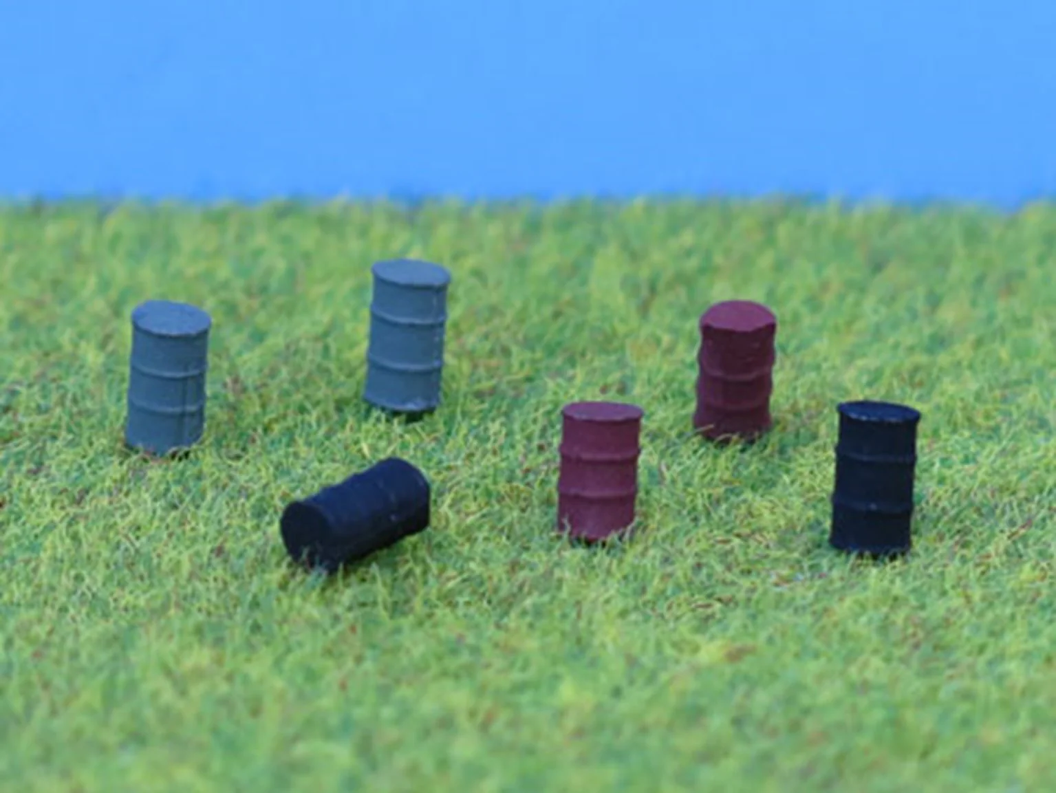 PDB496 N Gauge Oil Drums - UNPAINTED
