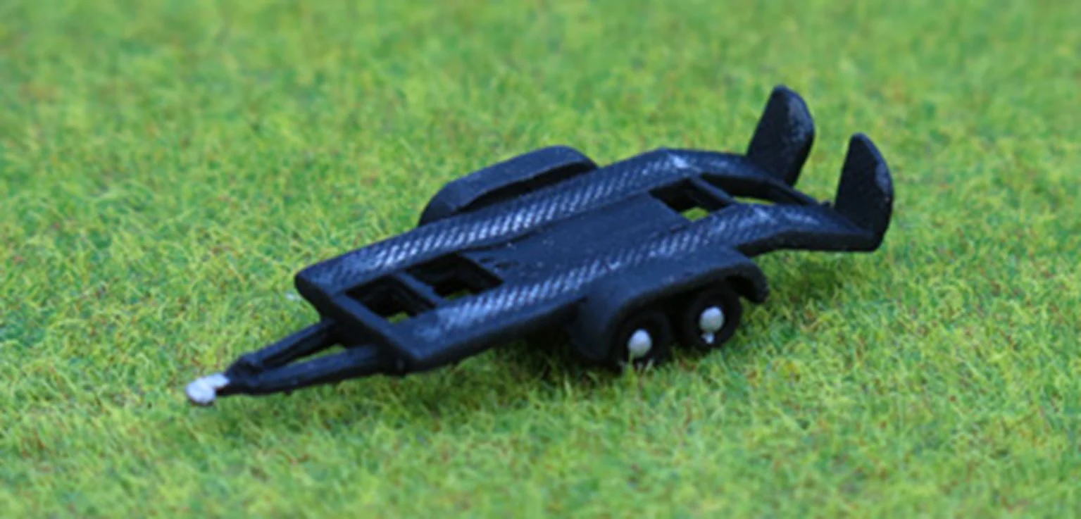PDX63 N Gauge 15ft Car Trailer