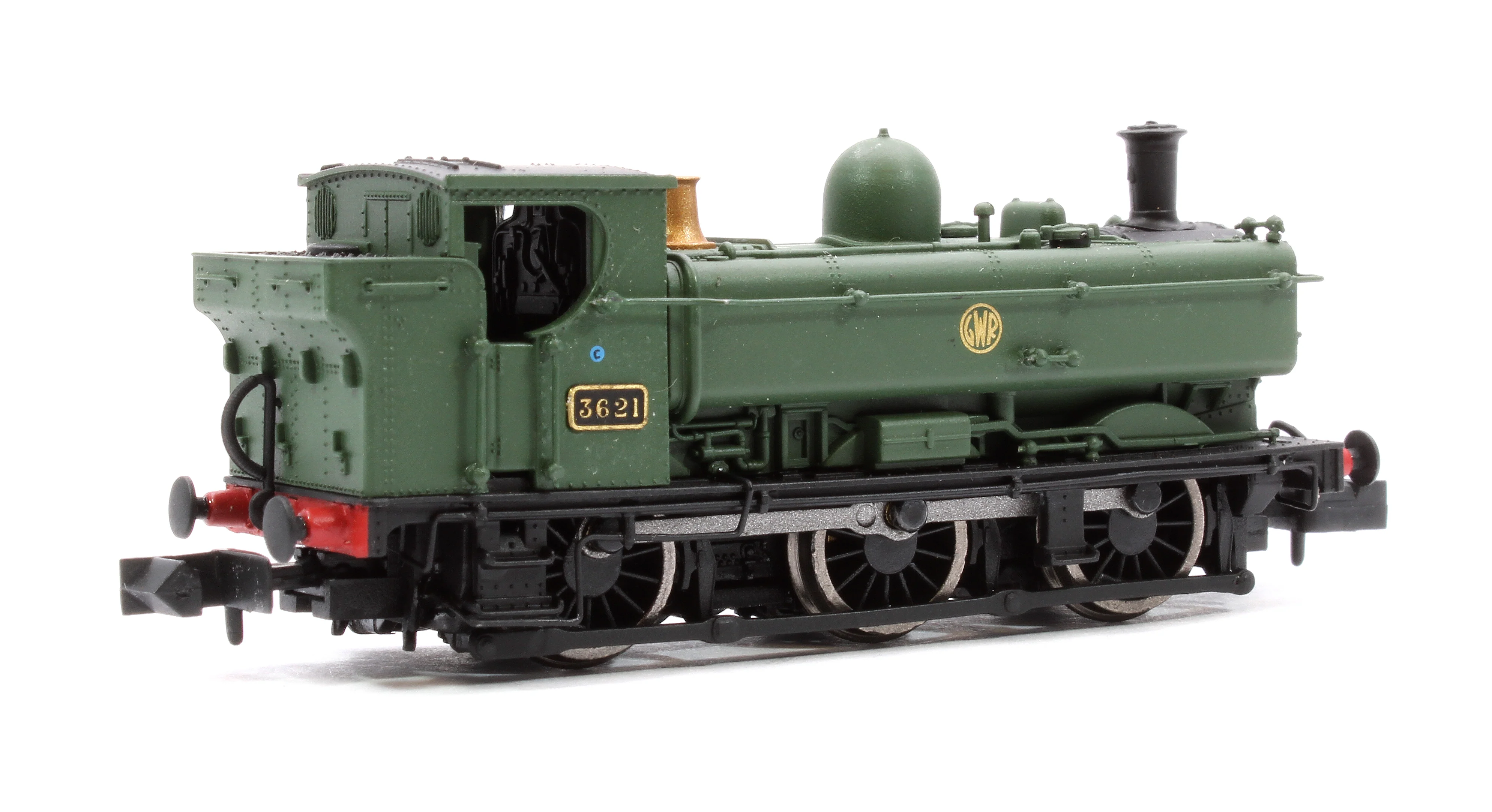 2S-007-030D GWR 57xx 0-6-0 Pannier 3621 GWR Shirtbutton - DCC Fitted - Image 3