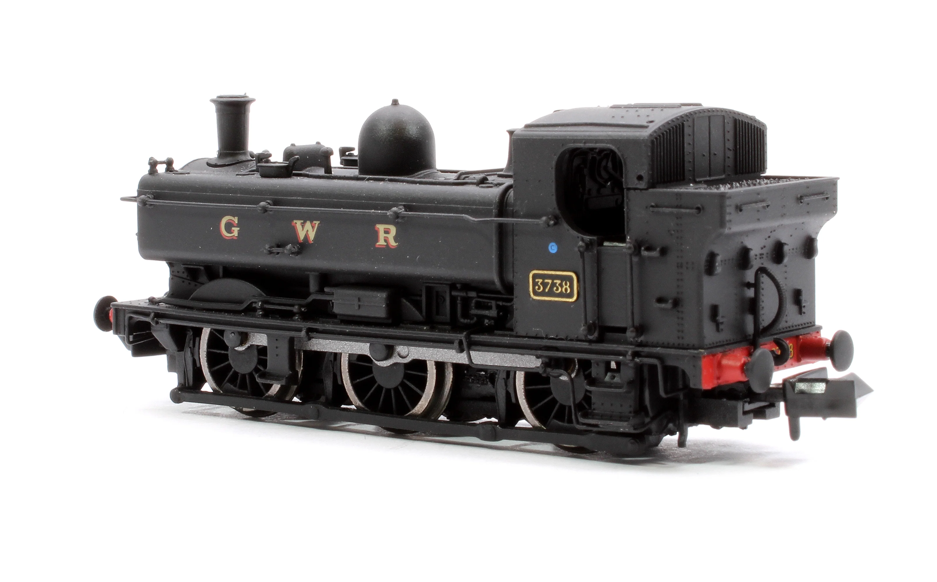 2S-007-032 GWR 57xx 0-6-0 Pannier 3738 GWR Black Lettered GWR - Image 2