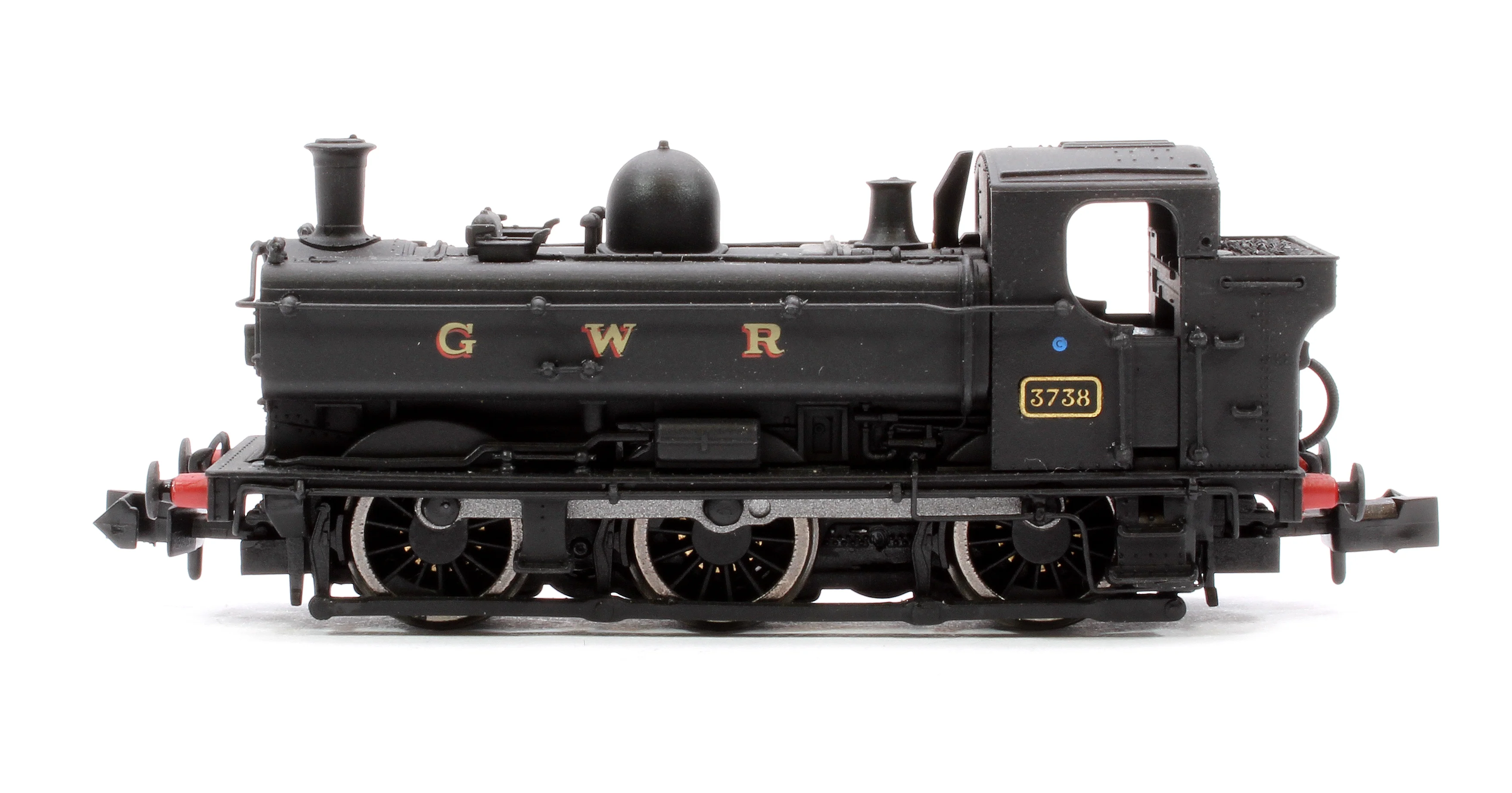 2S-007-032 GWR 57xx 0-6-0 Pannier 3738 GWR Black Lettered GWR - Image 5