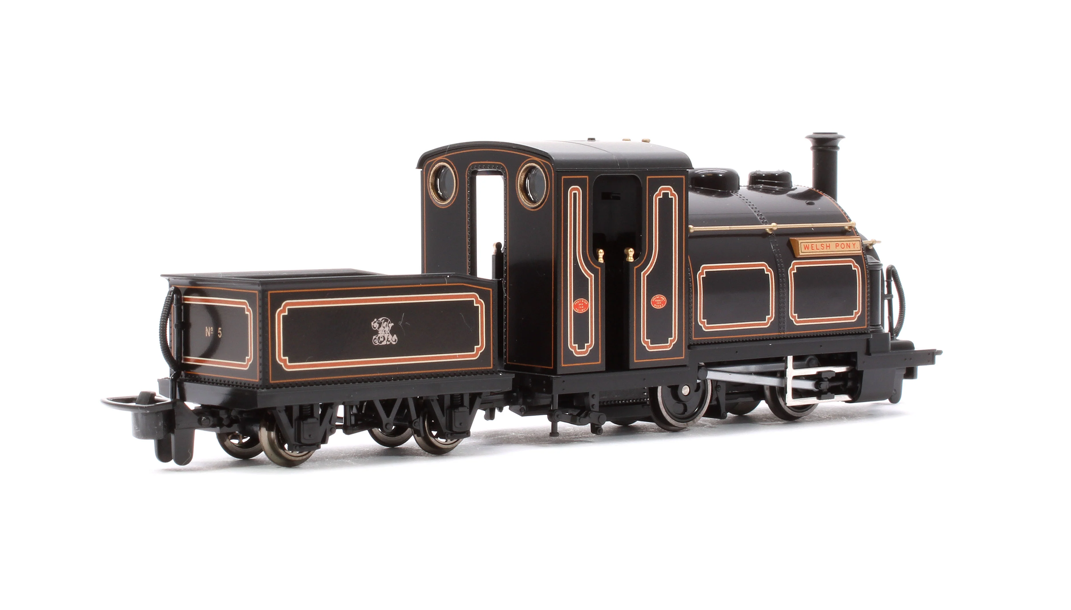51251D Kato/Peco Ffestiniog Railway Large England “WELSH PONY” Locomotive (Purple Brown) - Image 3