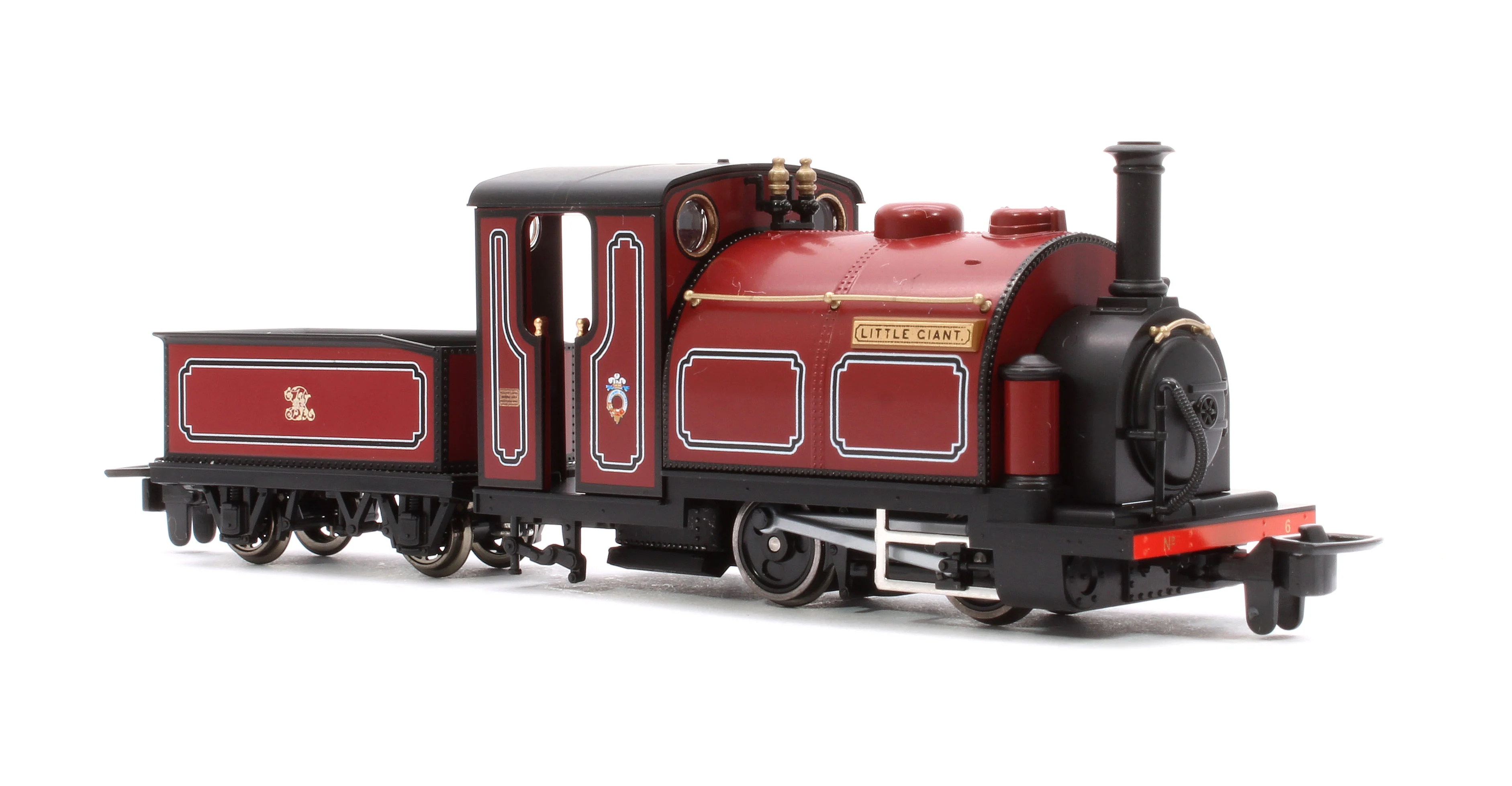 51251J Kato/Peco Ffestiniog Railway Large England “LITTLE GIANT” Locomotive (Maroon) - Image 4