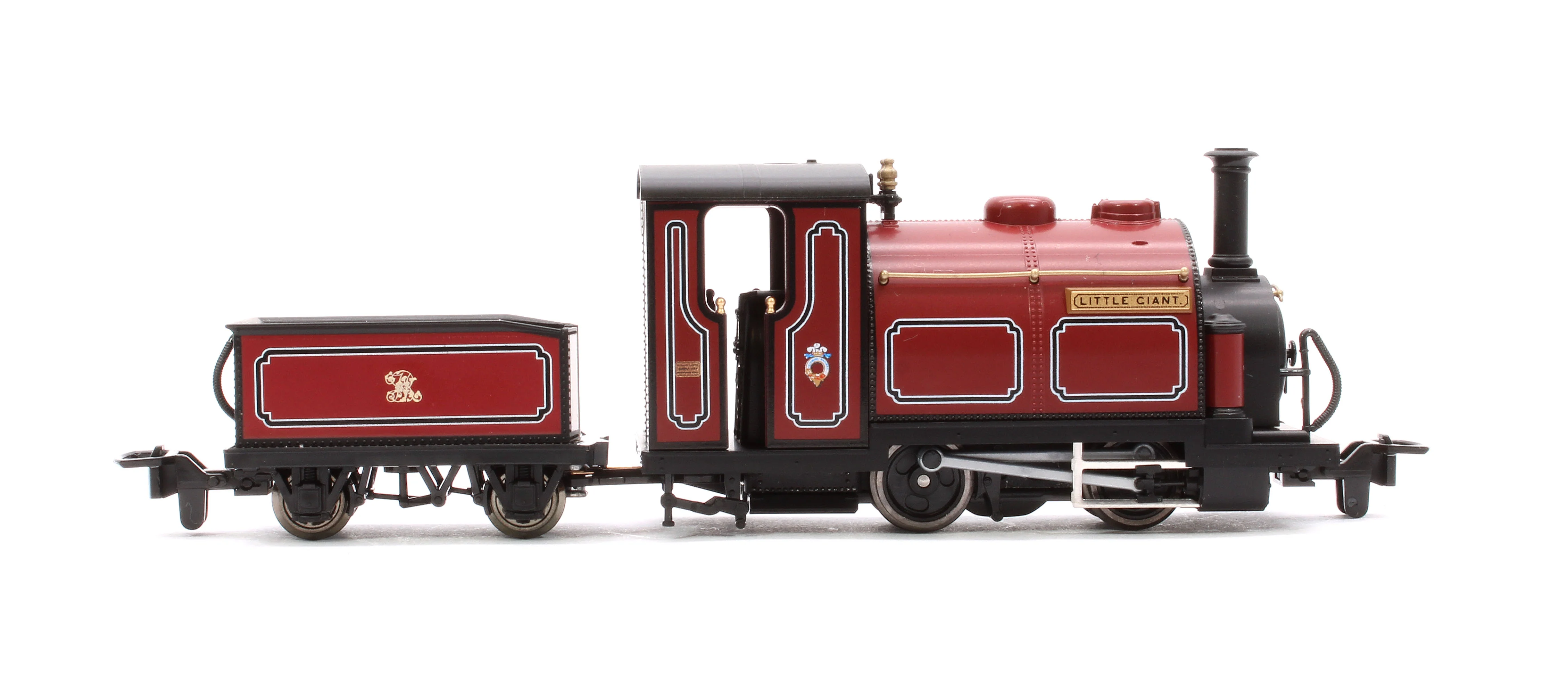 51251J Kato/Peco Ffestiniog Railway Large England “LITTLE GIANT” Locomotive (Maroon) - Image 6