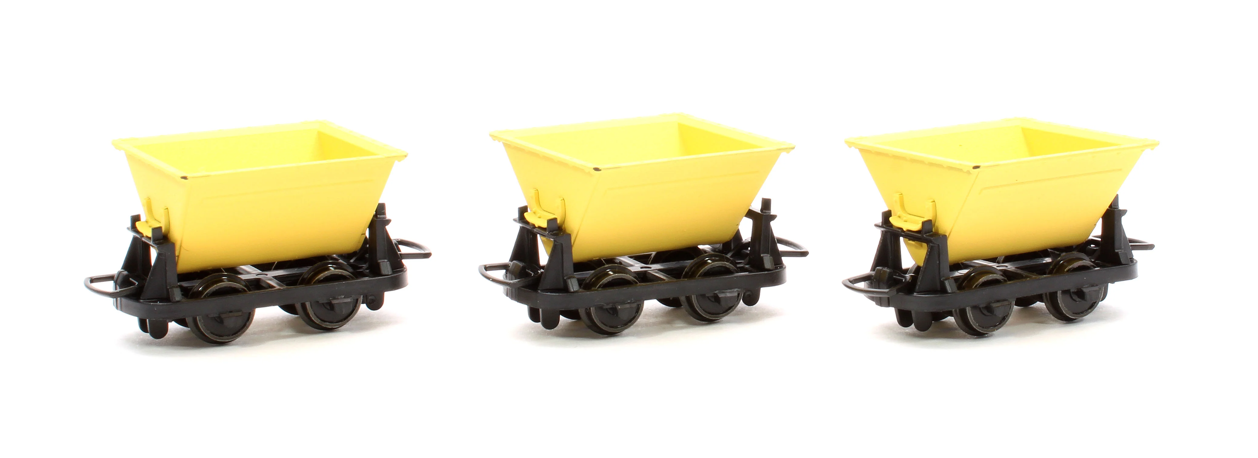 GR332 Pack of 3 Hudson "Rugga" V-Skip Wagons - Yellow