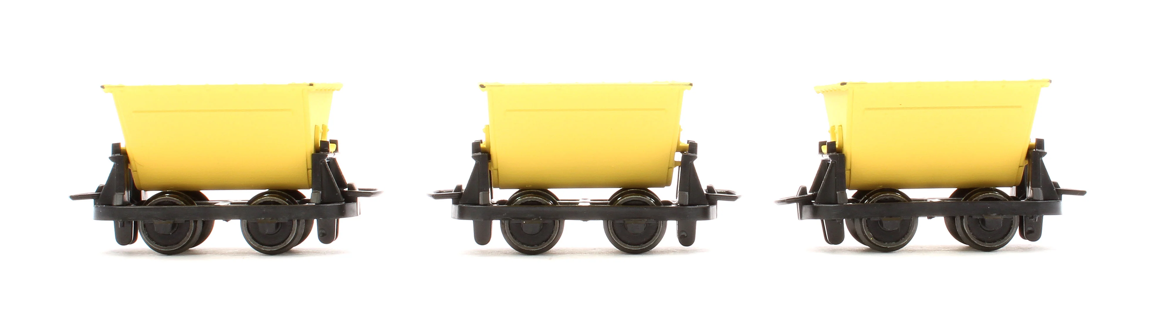 GR332 Pack of 3 Hudson "Rugga" V-Skip Wagons - Yellow - Image 6