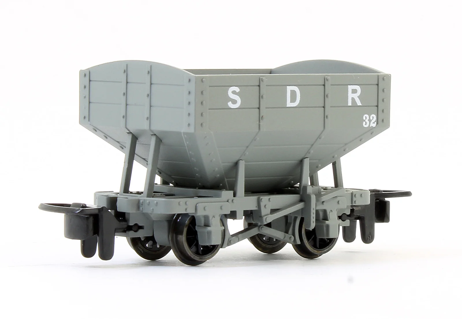 GR340A GLT OO-9 Snailbeach District Railway 4-wheel Hopper Wagon No.32 - SDR grey - Image 2