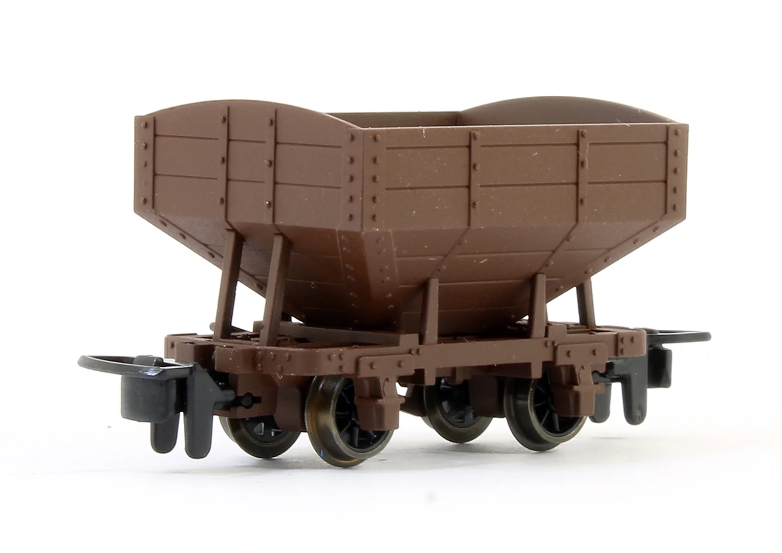 GR340UB GLT OO-9 Snailbeach District Railway 4-wheel Hopper Wagon - plain brown