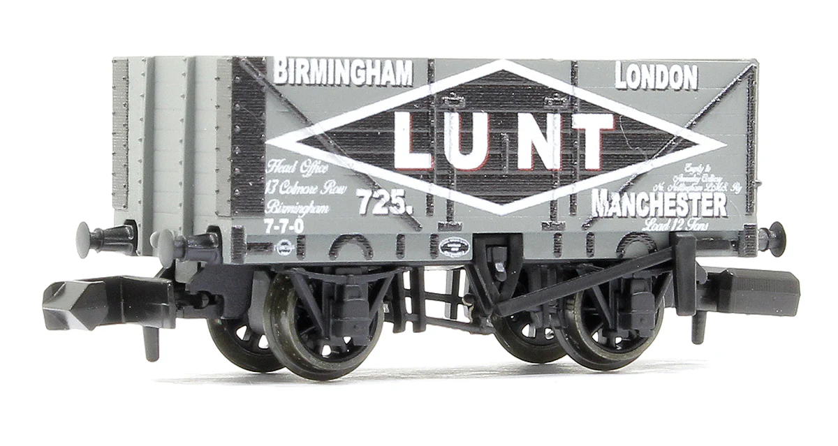 NR7008P 9ft 7 plank open wagon, “Lunt” No.725 - Image 3
