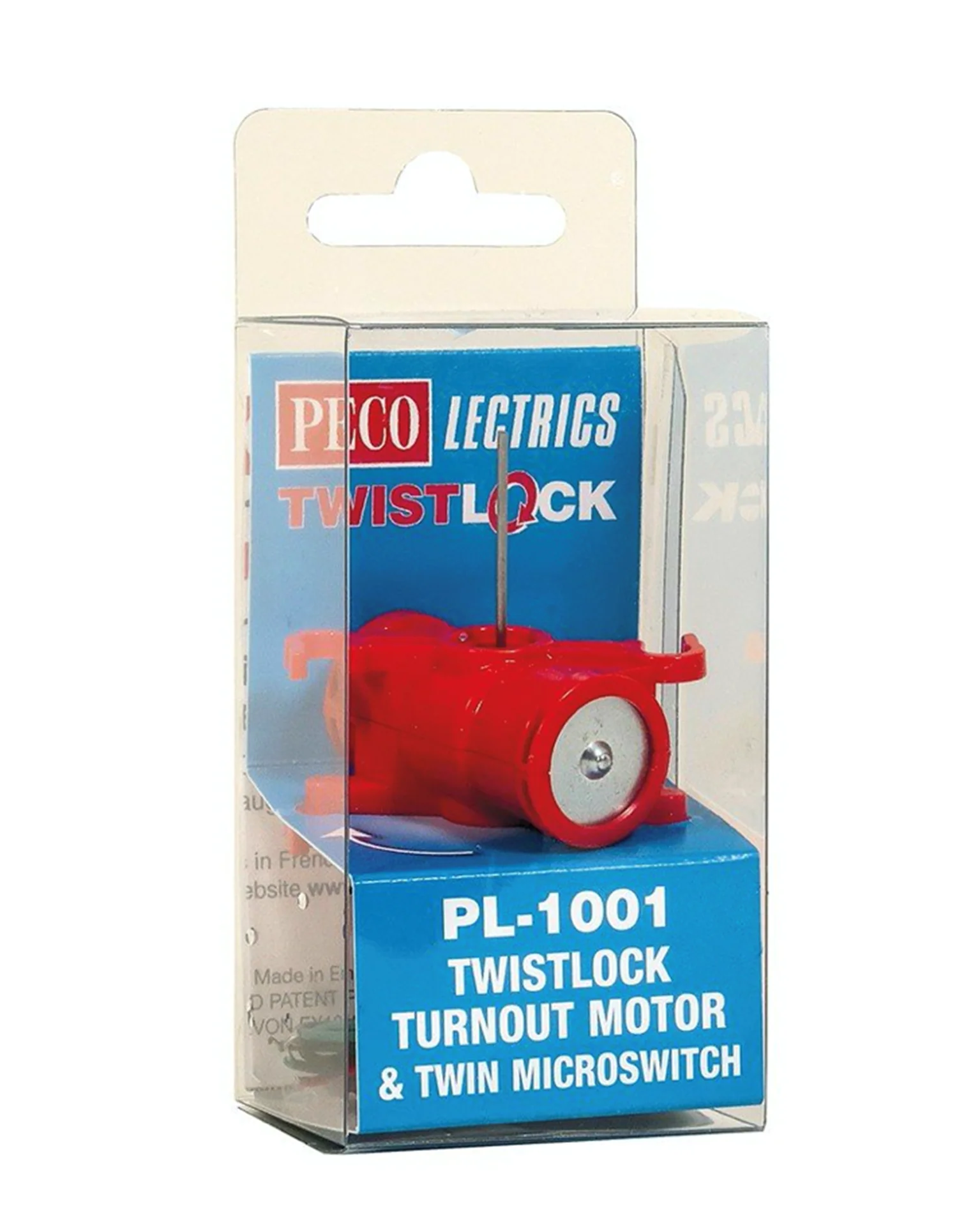 PL1001 Pecolectrics Twistlock Turnout Motor w/Microswitch