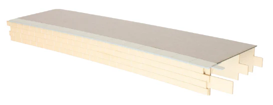 7B-000-004 Kitmaster Genesis - Platform Concave Curve (6' Rad) Stone Faced Tarmac Top Kit - Image 2