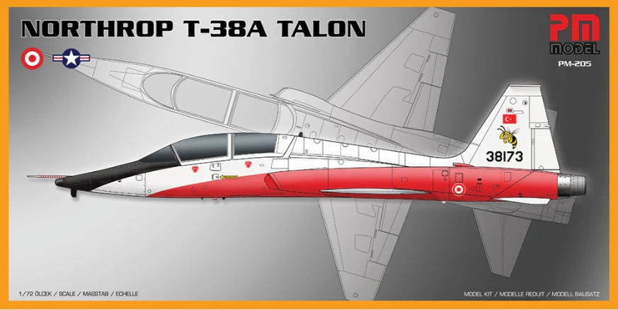 PKPM205 Northrop T-38A Talon Model Kit