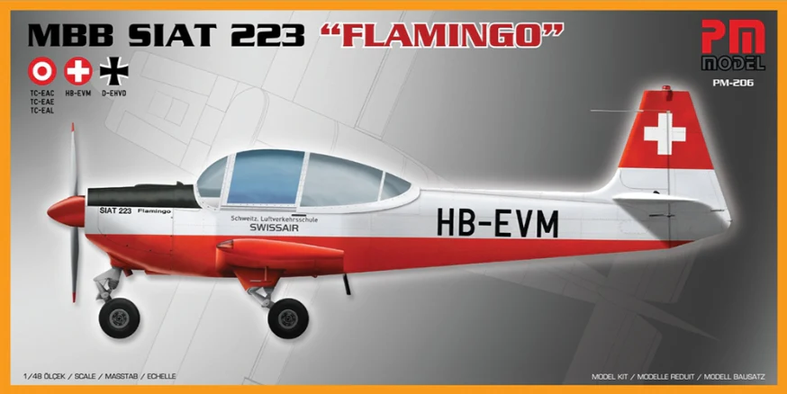PKPM206 MBB Siat-223 Flamingo 1/48 Model Kit