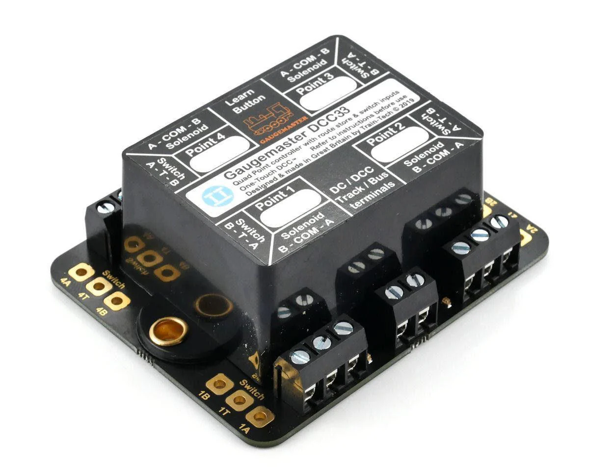 DCC33 Point Motor Decoder W/CDU 4 Way