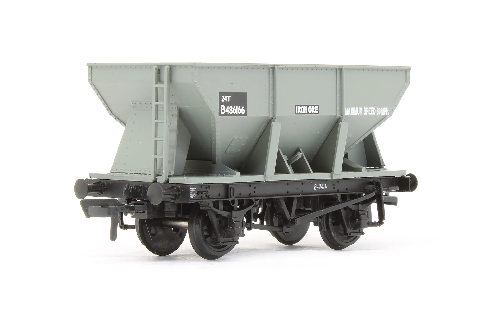 Pre-Owned 37-502 24T Ore Hopper Wagon BR Grey 'B436166'
