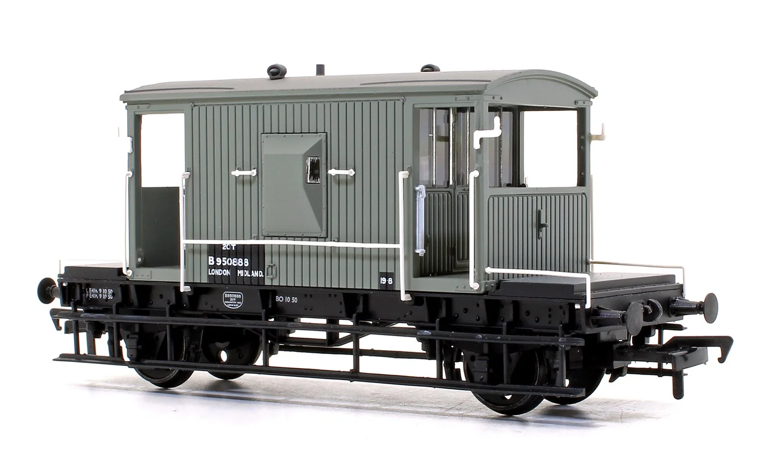 Pre-Owned BR 20T Brake Van BR Grey (Early) No.950888 - Image 2