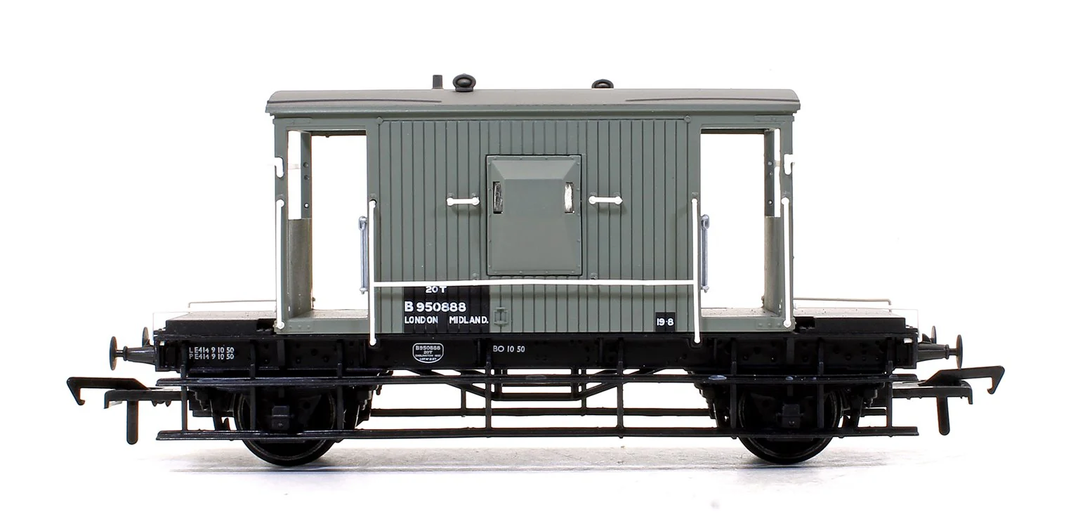 Pre-Owned BR 20T Brake Van BR Grey (Early) No.950888 - Image 3