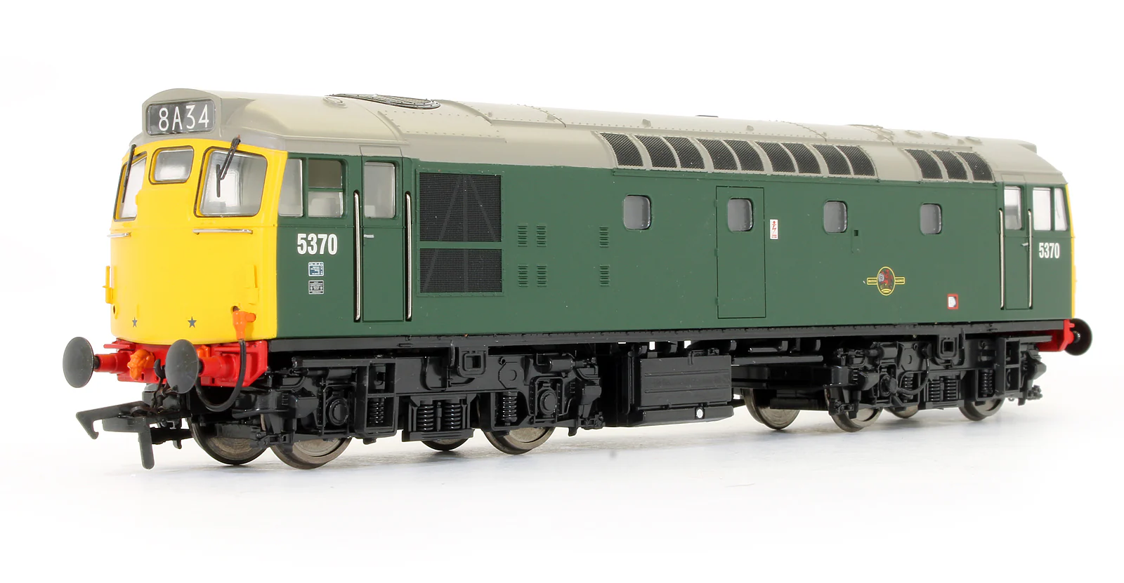 Pre-Owned 2713 Class 27 5370 in Green With Full Yellow Ends (no boiler tanks) Diesel Locomotive - Image 2
