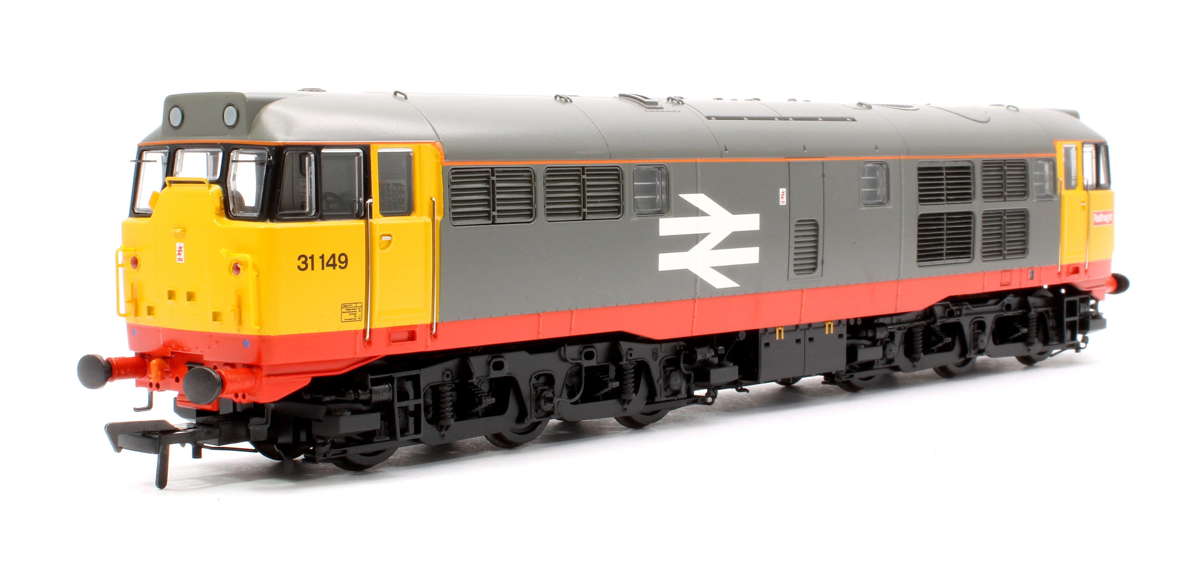 35-821A Class 31/1 Refurbished 31149 BR Railfreight (Red Stripe) Diesel Locomotive - Image 3