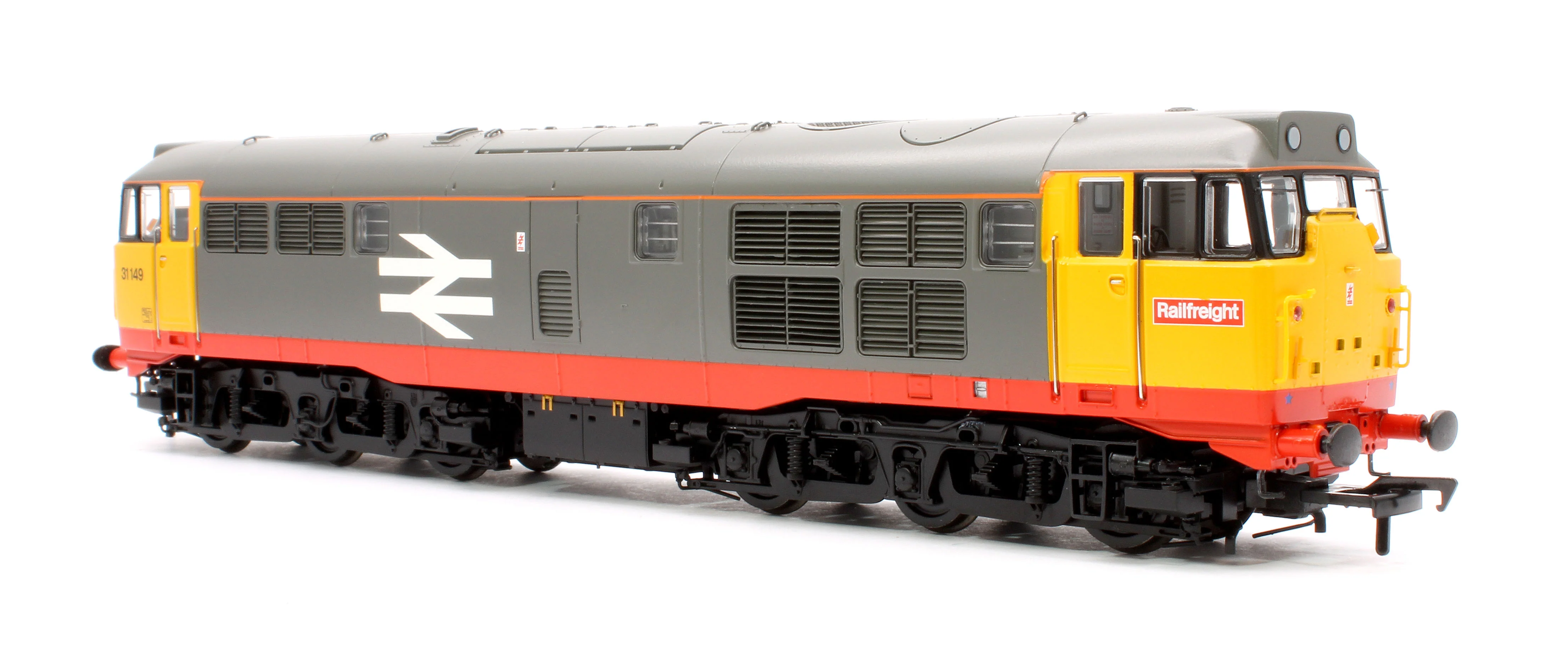 35-821A Class 31/1 Refurbished 31149 BR Railfreight (Red Stripe) Diesel Locomotive - Image 4