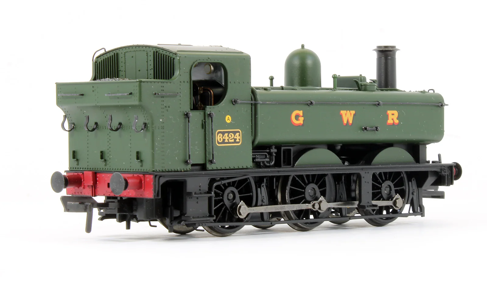 Pre-Owned 31-635A Class 64XX Pannier Tank 6424 GWR Green Steam Locomotive - Image 2