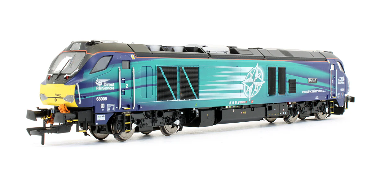 Pre-Owned 4D-022-002 Class 68 005 'Defiant' DRS Livery Diesel Locomotive - DCC Fitted