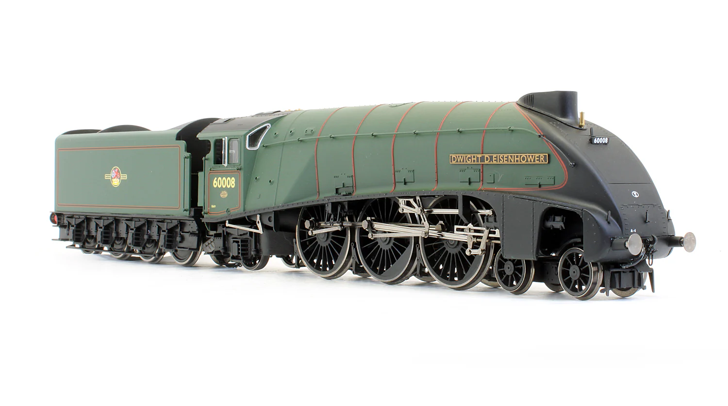 Pre-Owned R3200 Class A4 BR Green 'Dwight D. Eisenhower' No.60008 Steam Locomotive - Limited Edition - Image 2