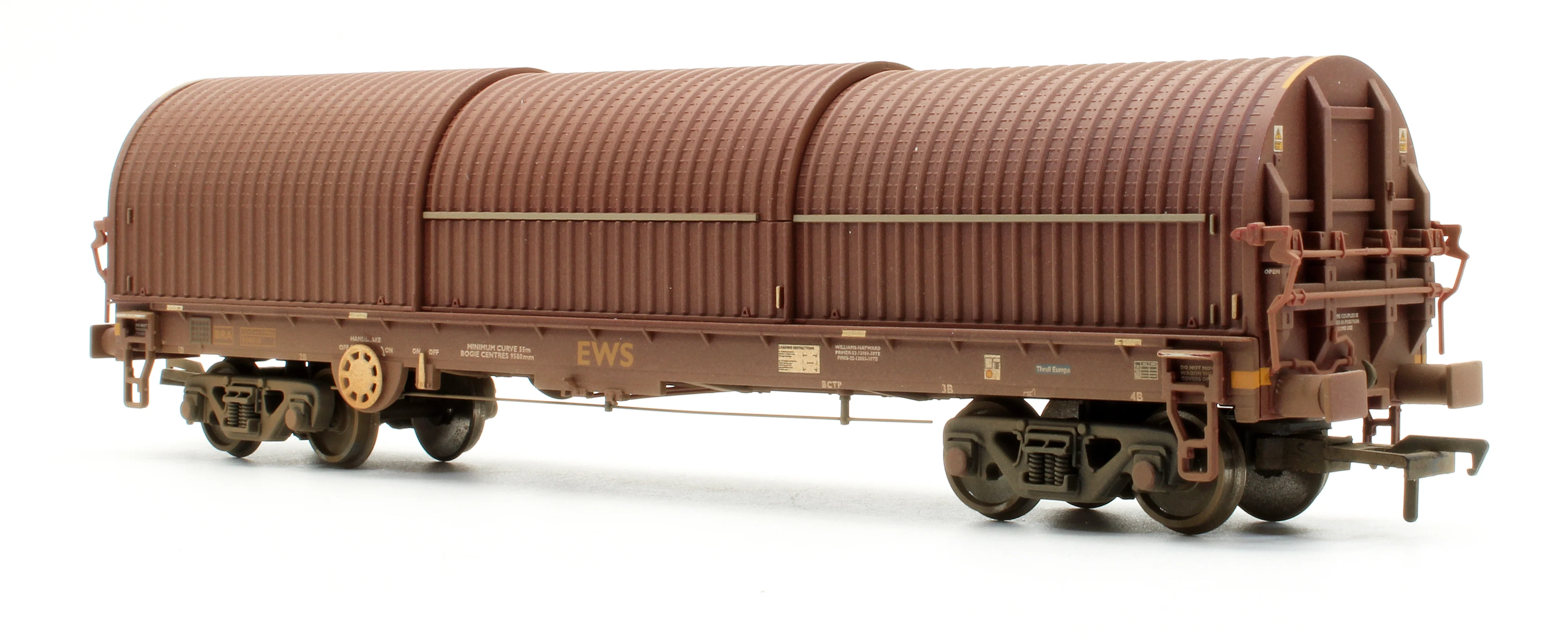 Pre-Owned EWS BRA Steel Strip Carrier Wagon - Weathered - Image 2