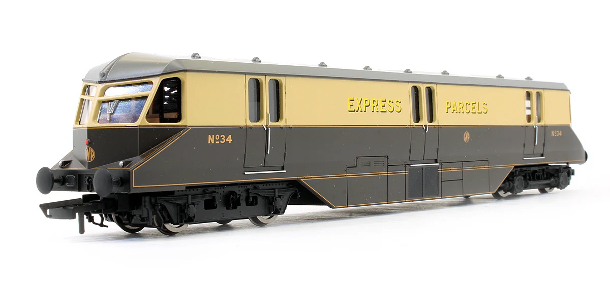Pre-Owned R2768 GWR Express Parcels Diesel Railcar No.34 - DCC Fitted
