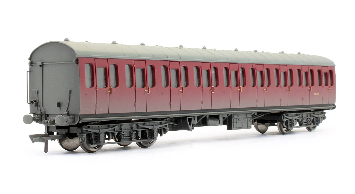 Pre-Owned 34-609 MK1 Suburban Second Coach BR Crimson (Weathered)