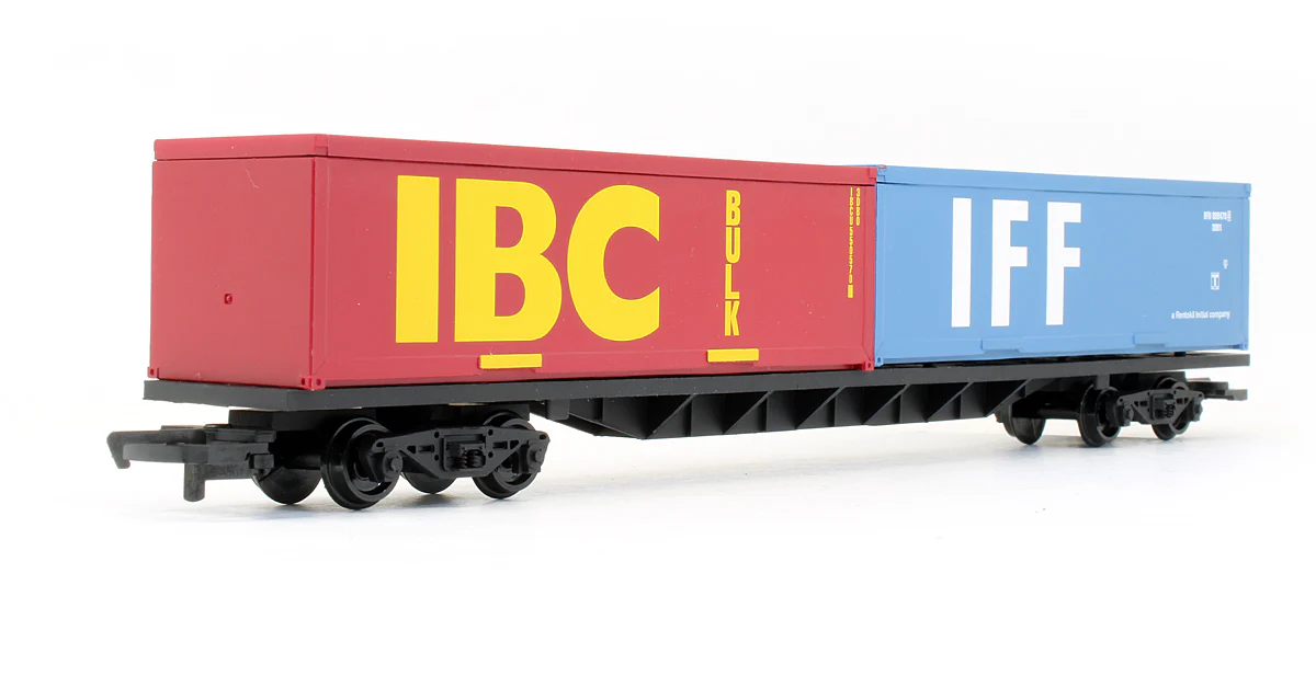 Pre-Owned R6425 RailRoad Container Wagon With Two 30ft Containers