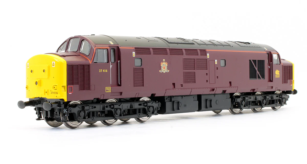Pre-Owned V2018 Royal Scotsman Maroon With EW&S Branding Class 37416 Diesel Locomotive - Image 2