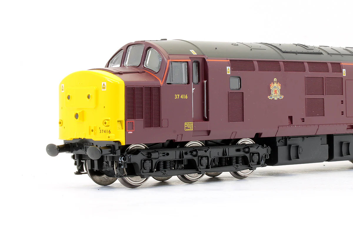 Pre-Owned V2018 Royal Scotsman Maroon With EW&S Branding Class 37416 Diesel Locomotive - Image 3