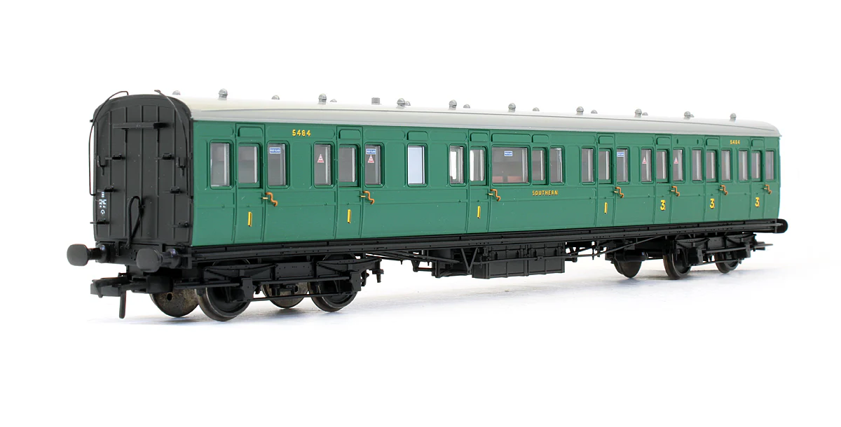 39-613 Pre-Owned SE&CR 60' Birdcage Composite Lavatory Coach Southern Railway Malachite Green '5484' - Image 2