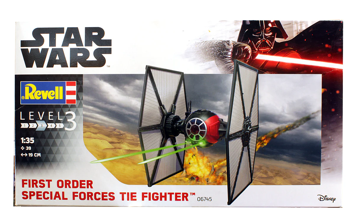 06745 Pre-Owned Star Wars First Order Special Forces Tie Fighter (1:35 Scale) Model Kit